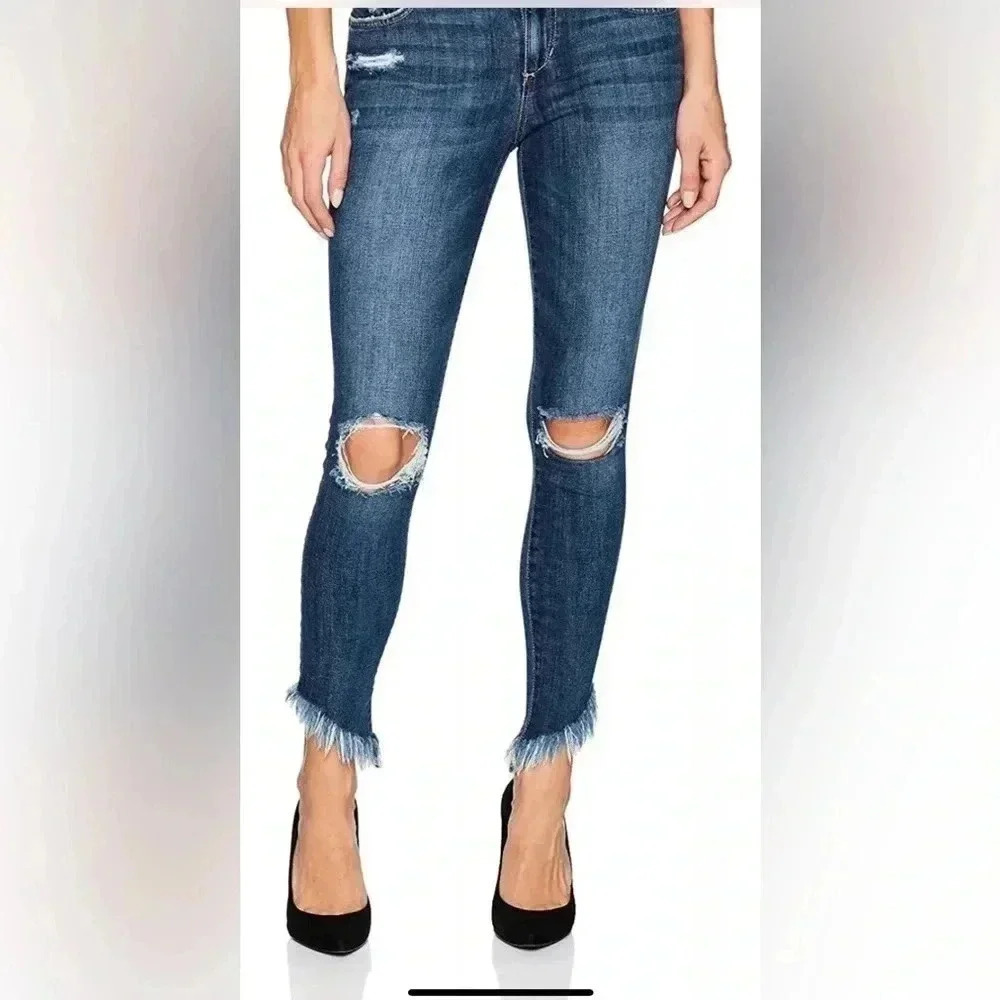Joe's Jeans THE ICON Aydin Skinny Ankle Fashion Style Diagonal Hem Sz 26